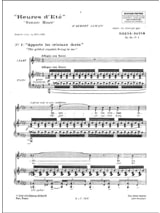 Heures D'été Op. 14 - Rhené-Baton - Partition - Mélodies